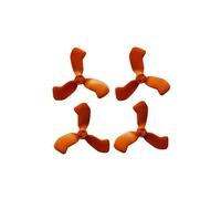 4 pièces hélices de rechange pour DJI Neo 2,hélices de drone hélice à faible bruit pale d'aile,accessoires pour drone (Orange)