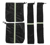 4 Pièces Housse de Pare-brise Voiture avec Caches Rétroviseurs | Polyester Noir, Protection Imperméable Hiver Toutes Saisons, Installation Facile, pour Essuie-glaces