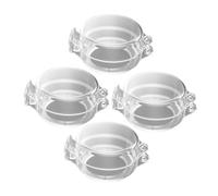 4 Pièces Housse De Protection Antiblocage Serrure De Tiroir Couvercle Du Bouton De Sécurité Enfant Couvercles De Bouton De Cuisinière à Gaz Couvre-boutons Plastique Transparent Générique