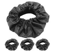 4 Pièces Housse de Protection pour Roues de Poussette, Oxford | Bande Élastique Réglable, Atténuation du Bruit, pour Sols Carrelés, Déplacements Urbains, Crèches et Voyages