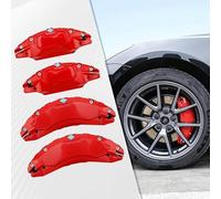 4 Pièces Housse D'étrier De Frein pour Voiture pour MG Marvel R 2021 2022 2023, Couvercle D'étrier de Voiture Housses D'étrier De Frein 3D Durables, Rouge,M(25cm×6.5cm×4cm)