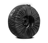 4 Pièces Housse Roue de Secours pour Audi Q4 e-Tron SUV 2021 2022 2023 2024, Imperméable et Antipoussière Accessoire Voiture,Black