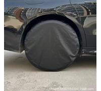 4 Pièces Housses de Pneu pour Mercedes Benz EQE SUV 2022-, Protection Solaire de Imperméable Anti-Poussière Anti UV Garage Accessoires Noir