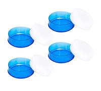 4 Pièces Humidificateur de Doigts Sortquick, Éponge et Plastique | Mouillage Rapide des Doigts, Design Compact de Table, Usage Doux pour Trier Documents et Reçus