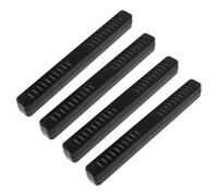 4 Pièces Humidificateur Rectangulaire pour Cigares, Plastique Noir, Format | Régulateur D’humidité, Adapté aux Caves de Bureau et Boîtes à Cigares, Conservation Pratique en Extérieur