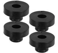 4 Pièces Œillet de Réservoir D'essence Noir en Caoutchouc | Joint Nitrile, Remplacement Rapide, pour Tondeuse Autoportée et Groupe Électrogène, Entretien des Circuits