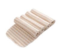 4 Pièces Insert Réutilisable en Coton, Trois Épaisseurs | Doublure Biologique sans Fluorescence, Protège les Draps du Berceau, Convient aux -nés, Sorties et Épaule Parentale