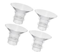 4 Pièces Inserts de Bride, pour Tire-Lait, 17mm 19mm | Silicone Souple, Surface Lisse sans Bavures, pour Allaitement à Domicile et Meilleure Adaptation