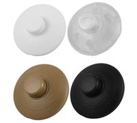 4 Pièces Interrupteur à Pédale Rond, 125v 250v 2a 3a | Plastique Léger, Installation sans Outil, pour Lampes sur Pied et Éclairage de Chambre à Maison