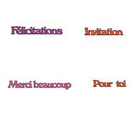 4 pièces Invitation Merci beaucoup Félicitations Pour toi Matrice De Découpe Pour La Fabrication De Cartes Scrapbooking Papier Artisanat À La Main Gaufrage Pochoir