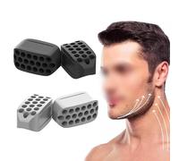 4 Pièces Jaw Exerciser Silicone Jawliner Shaper Machoire Musculation Pour Homme Femme Balles Entraînement Mâchoire Outil De Beauté Du Visage Jawline Trainer (Couleur Aléatoire,4PCS(3*1.5*1.6))