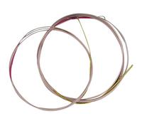 4 Pièces Jeu de Cordes de Rechange pour Pipa Chinoise en Acier et Nylon | Son de Basse Clair, Toucher Confortable, Adapté aux Professeurs, Interprètes, Répétitions et Prestations Musicales