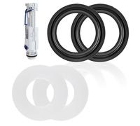 4 Pièces Joints Réservoir pour Geberit Joint, Joint d'étanchéité Tuyau pour 816.418.00.1 818.109 240.282.00.1 890.615 Cloche de Levage Ø63 x 32 mm Indicateur de Basse Ø68 x 46 mm Pièces