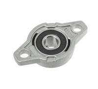 4 pièces KFL08 KFL000 KFL001 KFL002 KFL003 KFL004 KFL005 Palier à semelle diamant 8 12 mm, insert en alliage de zinc, roulement linéaire(KFL001 12MM)