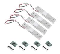 4 Pièces Kit Capteur de Pesée Numérique 5kg Hx711 en Acier