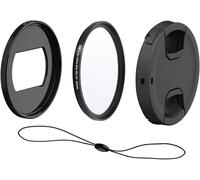 4 Pièces Kit D'Adaptateur De Lentille Pour Canon G5X Mark Ii, Et Pour Sony Zv-1 Ii, Zv-1, Rx100Vi, Rx100Vii, Rx100M6, Rx100M7 (Adaptateur De Filtre/Uv Filtre/Capuchon D'Objectif/Ch[SHY9292613]