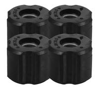 4 Pièces Kit de Bague pour Tondeuse à Gazon 26mm, PE Noir | Installation Facile, Compatible Tubes Aluminium 26mm, pour Débroussailleuse Arbustive, Lot de Quatre Pièces