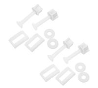 4 Pièces Kit de Boulons Rectangulaires Rondelles et Écrous ABS | Résistant à L'usure la Corrosion, du Bruit, pour Entretien Domestique et Gestion Immobilière