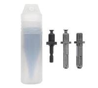 4 Pièces Kit de Forets à Fendre le Bois Électrique en Acier Noir | Conception Intégrale Rainurée, Anti Dérapant, Résistant à L’usure, pour Ferme et Camping