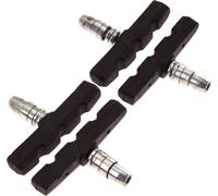 4 pièces kit de frein vélo pour Shimano | 2 paires de patins de frein noir pour le vélo | V-brake 70mm V-brake symétrique | plaquettes de frein | gommes de frein | kit de patins de frein | patins de f