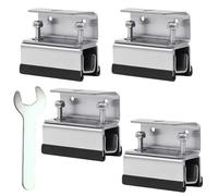 4 Pièces Kit de Montage de Toit en Acier Inoxydable 304, Kit de Support de Panneau Solaire, Rack de Toit, Van Roof Kit de Montage Convient pour Les Camping-Cars et Yachts