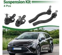 4 Pièces Kit De Suspension Avant Extrémités De Biellette De Direction Inférieure Rotule Pour Toyota Solara 2004-2008
