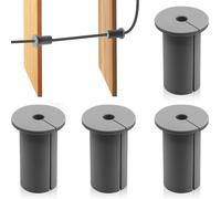 4 pièces Kit routage câbles Starlink, œillets muraux pour câbles, couvercle trou mural pour câble mural compatible avec support Starlink pour protéger cordons pour trou mural de 1"