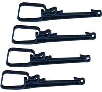 4 pièces - Knott support de câble, support d'essieu support de câble de frein 80x80 - Knott Nr. 408202.001 plastique