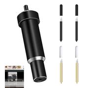 4 Pièces Lame Pointe Fine pour Cricut Maker 45° / 60°, Boîtier Coupe Profonde pour Cricut, Compatible Maker 3, Explore Air, Air 2, One, Découpe Précise de Papier, Autres Matériaux Créatifs, Noir