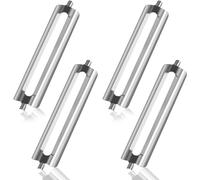 4 Pièces Lame pour Eplucheur Vertical,lames de rechange pour éplucheur professionnel Lames D'éplucheur en Acier Inoxydable (Flaches Maul)