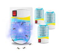 4 Pièces Lampe Anti Moustique, RosyFate Anti Moustique, Prise Anti Moustique, Barrage Aux Insectes, Attrape Moucheron Interieur, Anti Moucherons Interieur