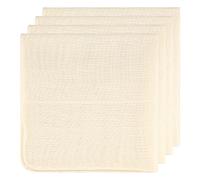 4 Pièces Landépare Tissus Mousseline Filtre, Étamine et Alimentaire 50 x 50 cm pour Cuisiner, Égoutter, Fromage et Beurre