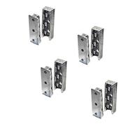 4 pièces Le Connecteur de Meubles SOTECH dissimule Connecteur de lit de Carcasse solide en Métal Connecteur suspendu Capacité de charge jusqu'à 250kg