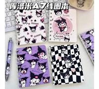 4 pièces le set, Cahier spirale - Conception de dessin animé mignon, Cahier A7, Papier épais, Cahier spirale, Papeterie quotidienne, Sélection de couleurs aléatoires, Mini cahier, Taille de paume, Ind