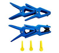 4 Pieces Leak-Proof Brake Fluid Stop Clamp Set | Set Of Auto Repair Pipe Clamp Tools,Secure Grip & Reliable Materials,Secure Grip Vehicle Maintenance For Fleet Managers Mobile Repair Technicians