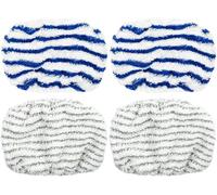 4 Pièces Lingettes Microfibre pour Rowenta Clean & Steam Compatibles avec ZR005801 RY7 RY8, Chiffons de Rechange Tampons Lavables et Réutilisables pour Rowenta Steam Power Accessoires