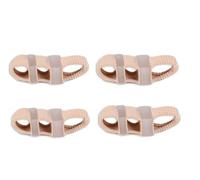 4 Pièces Lot de Séparateurs D'orteils en Silicone, Ecarteur Orteil,Ecarteur Orteil Double pour Orteils Qui se Chevauchent, pour Corriger les Orteilss Marche, Course, Chevauchement, Unisexe