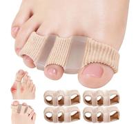 4 Pièces Lot de Séparateurs D'orteils en Silicone, Ecarteur Orteil,Ecarteur Orteil Double pour Orteils Qui se Chevauchent, pour Corriger les Orteilss Marche, Course, Chevauchement, Unisexe