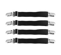 4 Pièces/lot Drap de Lit Réglable, Sangles de Support de Drap de Lit Pinces à Sachet de thé Clip Attaches Sangles Support élastique Pince de Fixation