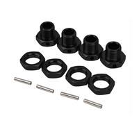 4 pièces/lot RC Roue hexagonale Pilote 17MM en Alliage d'aluminium Roue hexagonale coupleur Accessoire de Rechange pièces Kit for HSP 1/8 RC Chenille Voiture(1 Set)