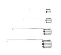 4 Pièces Louche à Vin en Acier Inoxydable 304, Mesure 500ml | Graduation Intégrée, Usage Multifonction, Résistance à Corrosion, pour Maison et Comptoir, Argenté