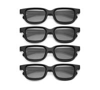 4 PièCes Lunettes 3D Passives PolariséEs pour TV 3D Vrais CinéMas 3D pour 3D Gaming et Cadre