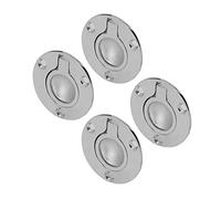 4 Pièces M5 Anneau Affleurant Tirer Rond Résistant à l'usure en Acier Inoxydable Pont Marin Bateau Pont Rond Poignée Encastrée M5 Tirer Affleurant Rond M5 Tirer M5 Pont Rond