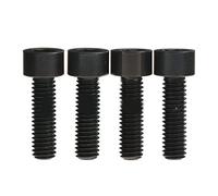 4 pièces M6x 18 20mm titane DIN912 boulon à tête hexagonale vis llen étrier de frein à disque de vélo(Black,20MM_M6)