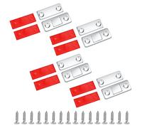 4 Pièces Magnetique Aimant Porte Placard, Loquets Magnétiques à Coller Fermeture Adhesif Aimanté Puissant pour Porte Coulissante Tiroirs Fenêtre Armoire