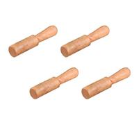 4 Pièces Maillet de Bol Chantant en Bois, Pratique | Finition Soignée, Accessoire Beige en Bois, pour Personnes Aimant le Bouddhisme, Usage Quotidien