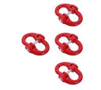 4 Pièces Maillon D'accouplement de Chaîne Verrouillable 3,2t | Haute Résistance, Anti-chute et Démontage Facile, pour Élingue de Levage, Crochet et Liaison Sécurisée