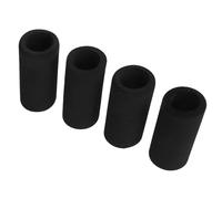 4 Pièces Manchon de Co2 pour Pompe à Vélo 16g, Protection Anti-Gel | Étui en Mousse Noir, Absorption des Chocs et Isolation, pour Cartouche Co2, Usage Bureau ou Vélo
