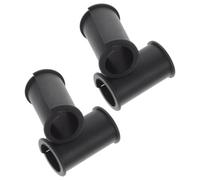 4 Pièces Manchon de Microphone en Caoutchouc Antichoc | Joint Noir, Installation Rapide et Prise Confortable, du Bruit, Usage Professionnel en Extérieur