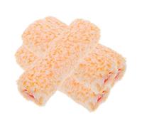 4 Pièces Manchon de Rouleau à Peinture en Coton | Recharge Orange, Usage Maison ou Extérieur, pour Bricoleurs et Propriétaires, Application Nette